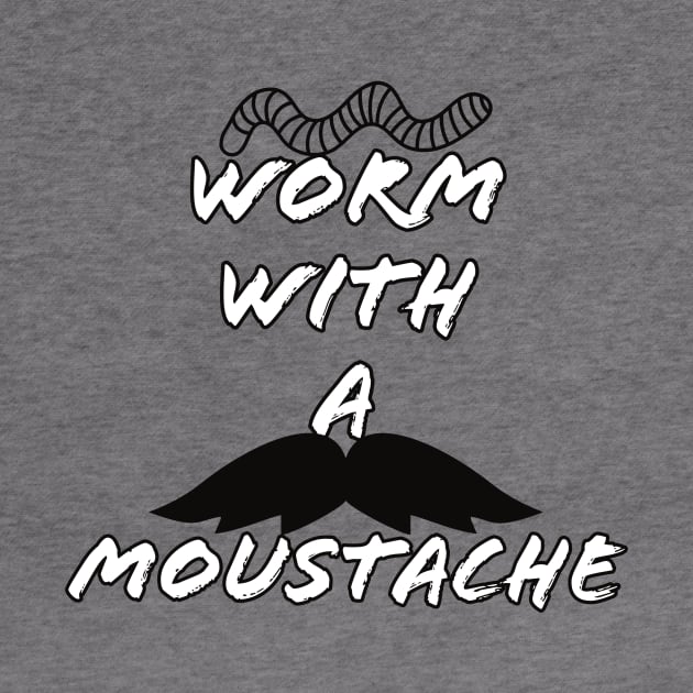 Wormy Moustache White - Scandoval by Petty Pop Culture